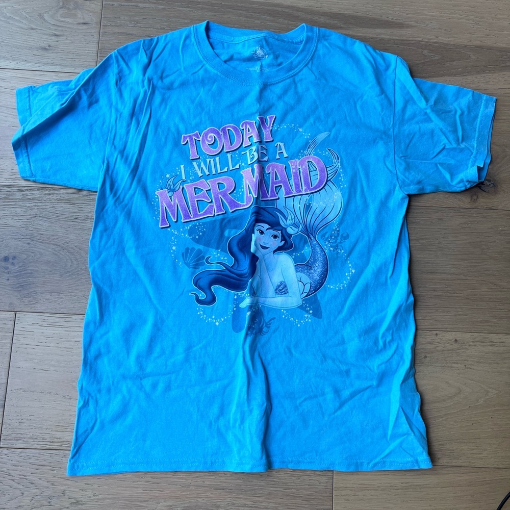 Disney Blue Mermaid Short Sleeve Tee